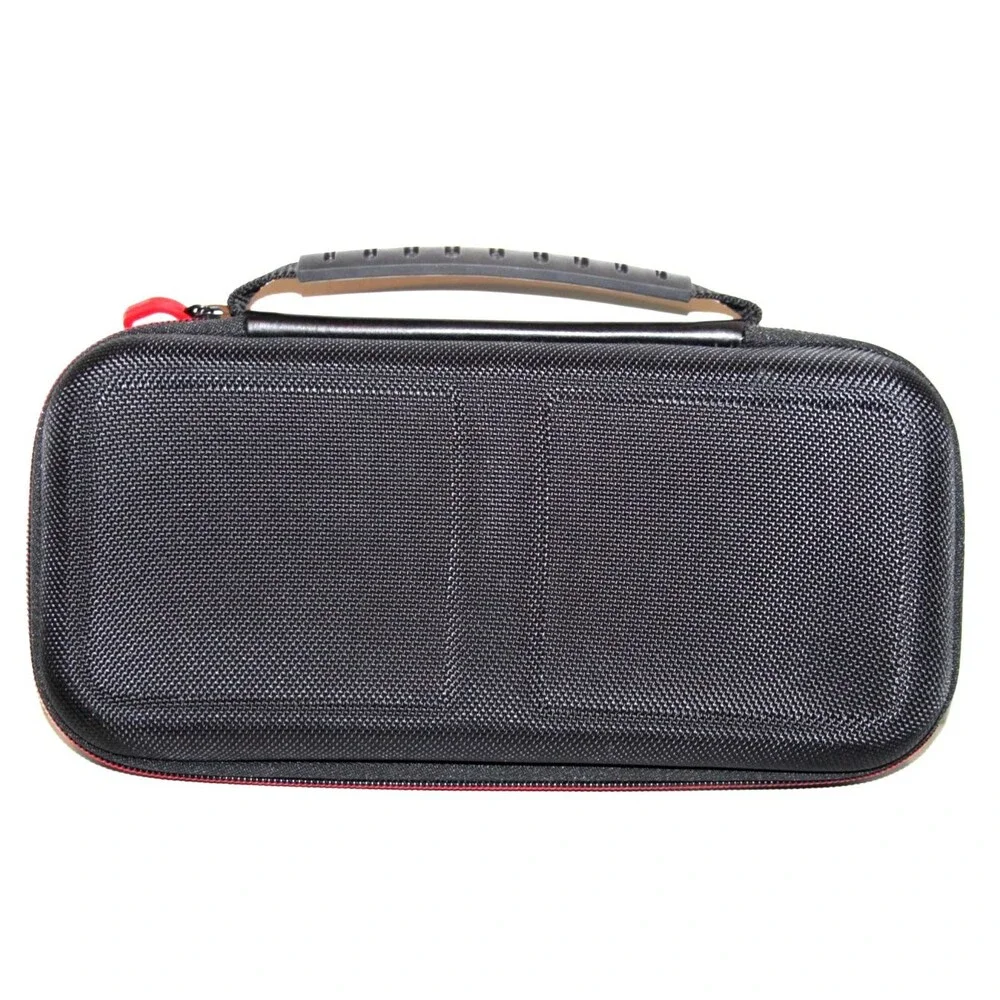 Nintendo Switch Protective Carrying Slim Case Power A Official Red Trim Black